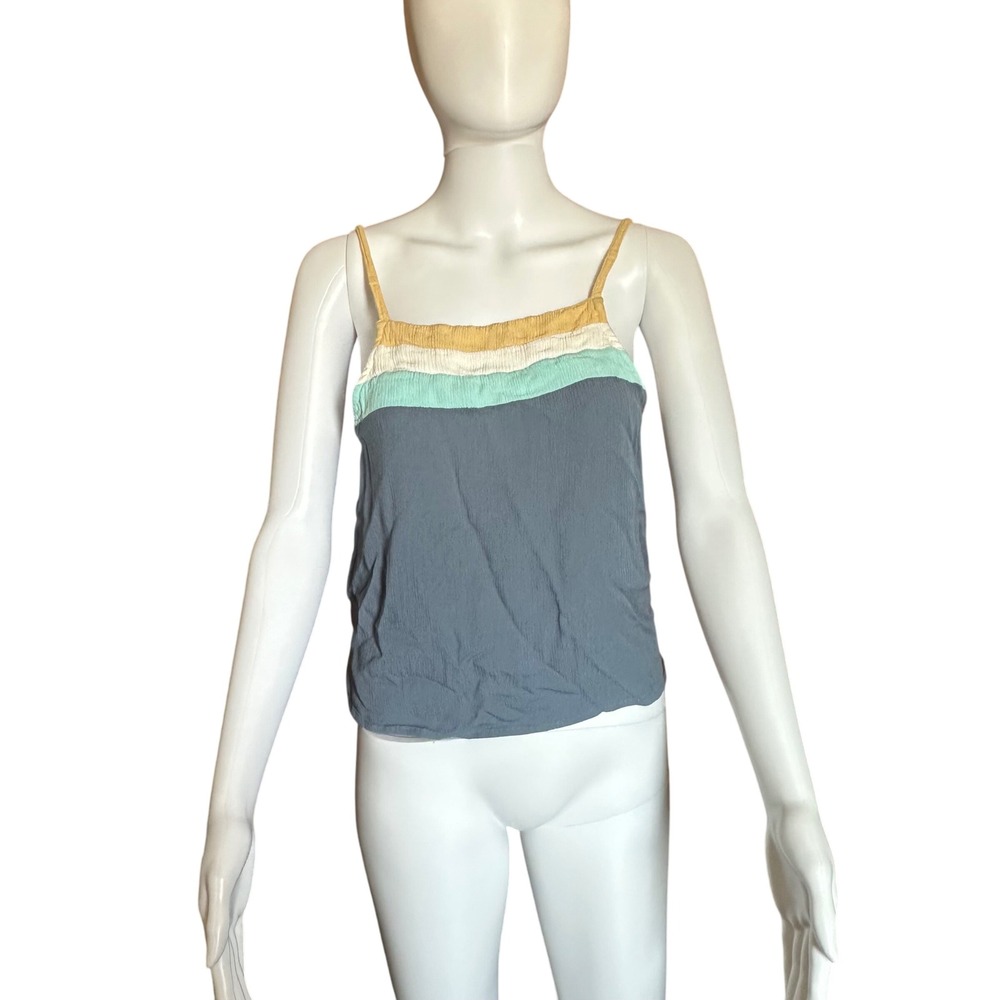 O'Neill Striped Cami Top Sleeveless Casual‎ Tank Top Cute Summer Top Size S